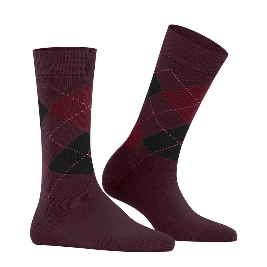 Burlington Chaussettes Queen à motif Argyle  