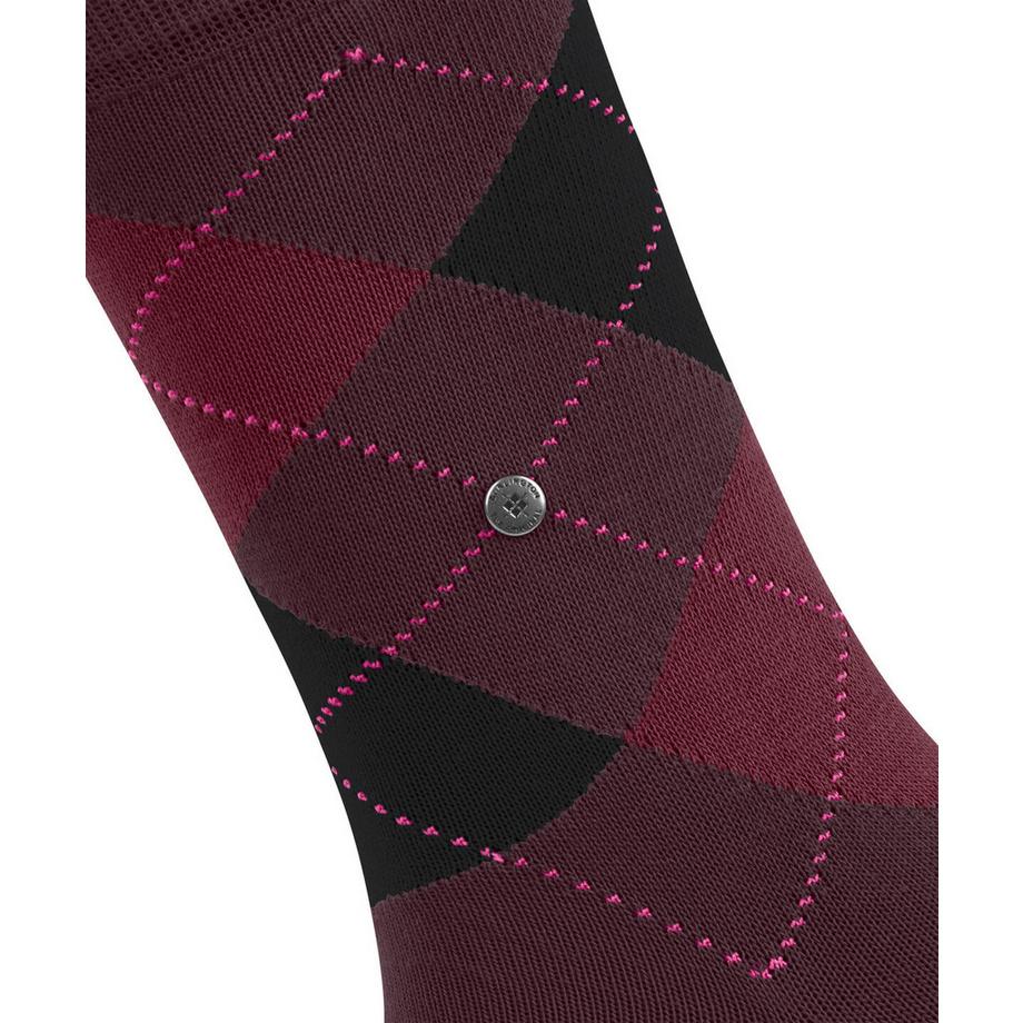 Burlington Chaussettes Queen à motif Argyle  