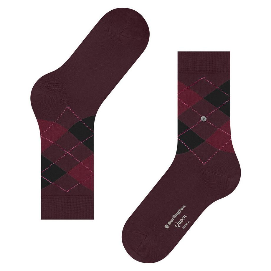Burlington Chaussettes Queen à motif Argyle  