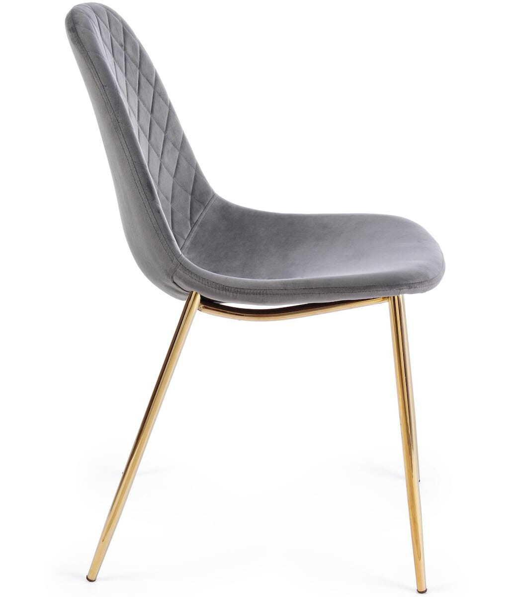 mutoni Chaise Terry Velvet Gris  