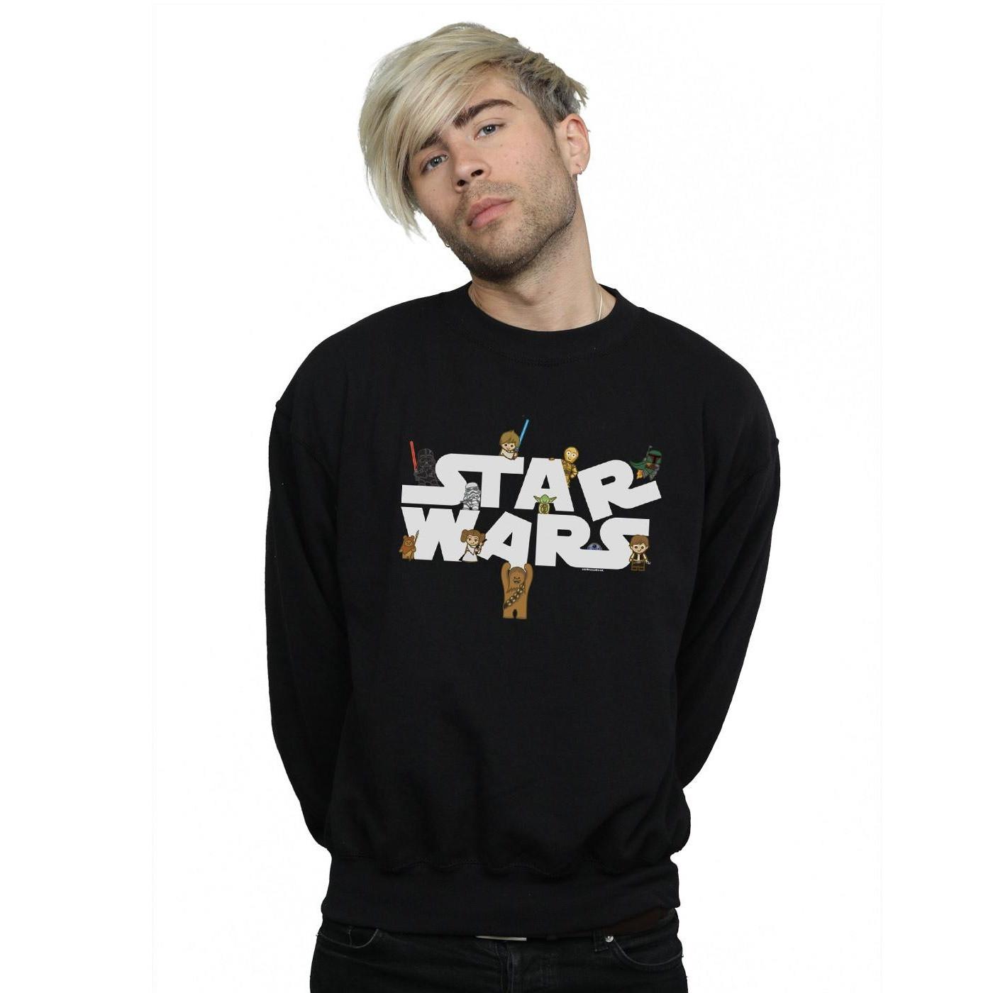 STAR WARS Star Wars Kiddie Bedrucktes Sweatshirt  