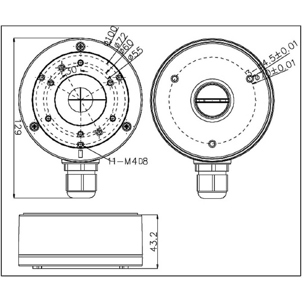 HIKVISION  Montagebox für diverse -Kameras 