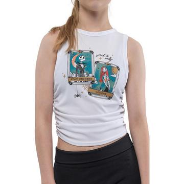 Star Crossed Lovers Kurzes Top Geraffte Seite