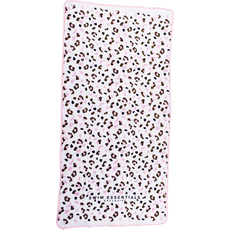 Badetuch Kaki Leopard