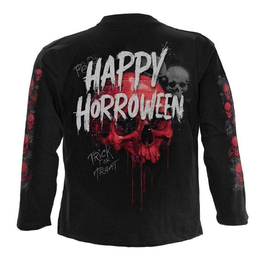 Spiral Happy Horroween Langarm T-Shirt  