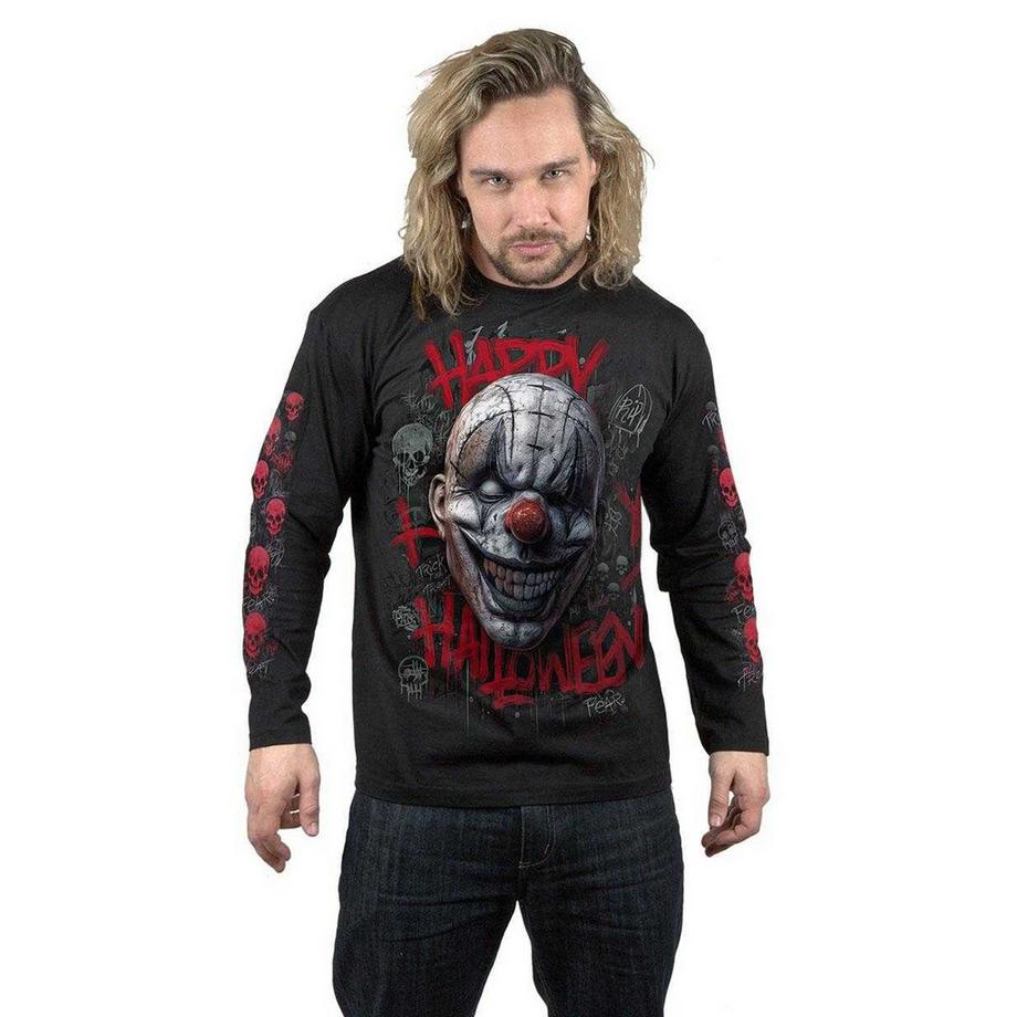 Spiral Happy Horroween Langarm T-Shirt  
