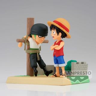 Banpresto  One Piece WCF Log Stories : Luffy & Zoro 7cm 