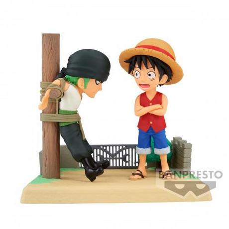 Banpresto  One Piece WCF Log Stories : Luffy & Zoro 7cm 