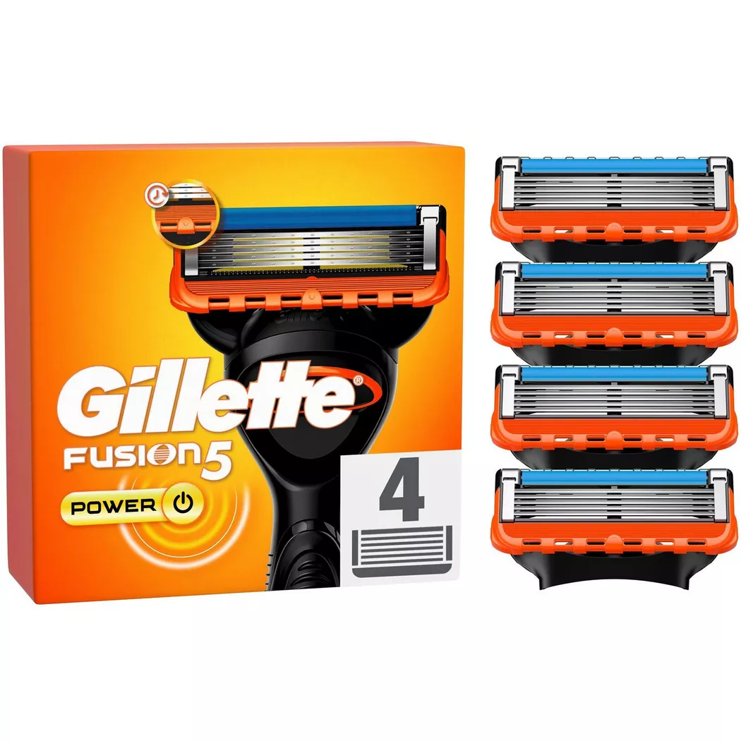 Gillette Fusion5 Power Razor Heads (4)