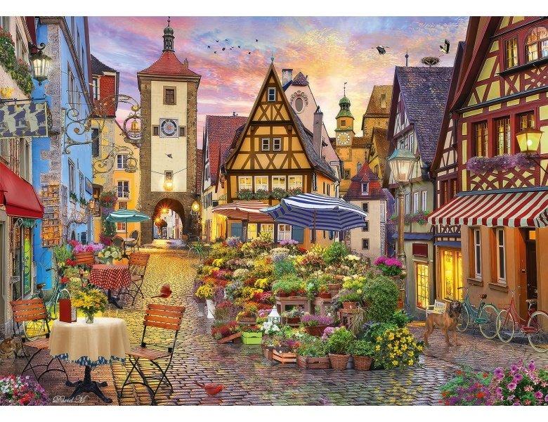 Schmidt  Puzzle Romantisches Bayern Rothenburg ob der Tauber (1000Teile) 