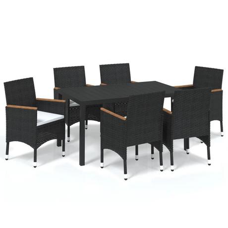 VidaXL set da pranzo Polirattan  