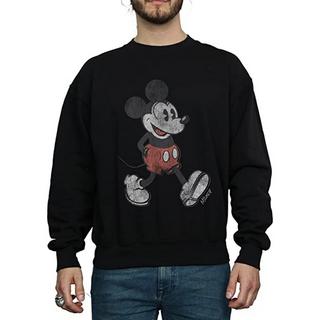 MICKEY MOUSE Felpa Stampa Effetto Invecchiato  
