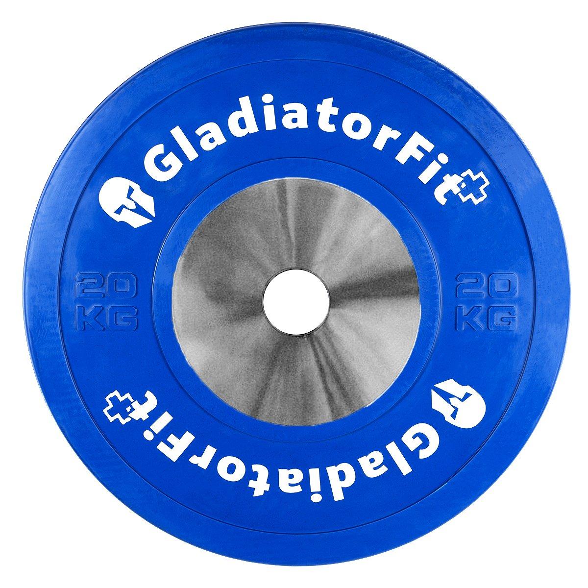 GladiatorFit  Disco in gomma da competizione "Bumper Plate" Ø 51 mm 