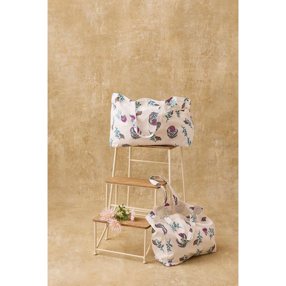 Louise-Misha Beverly Borsa Tote Grande con Motivo Floreale  