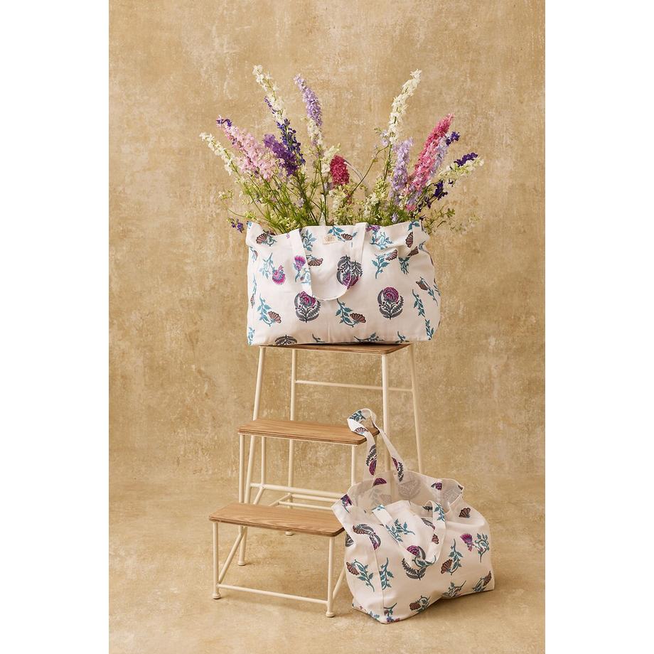 Louise-Misha Beverly Borsa Tote Grande con Motivo Floreale  