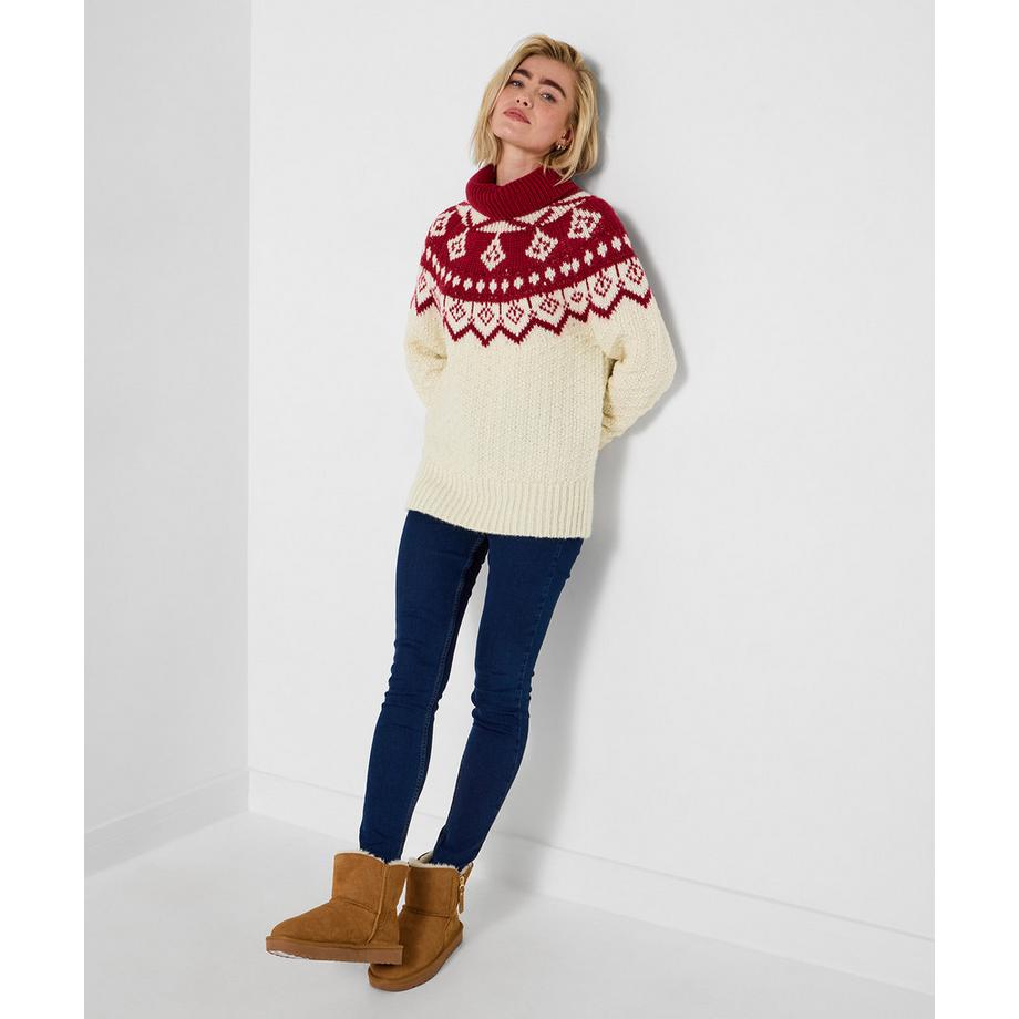 Joe Browns Pullover Fair-Isle collo alto  