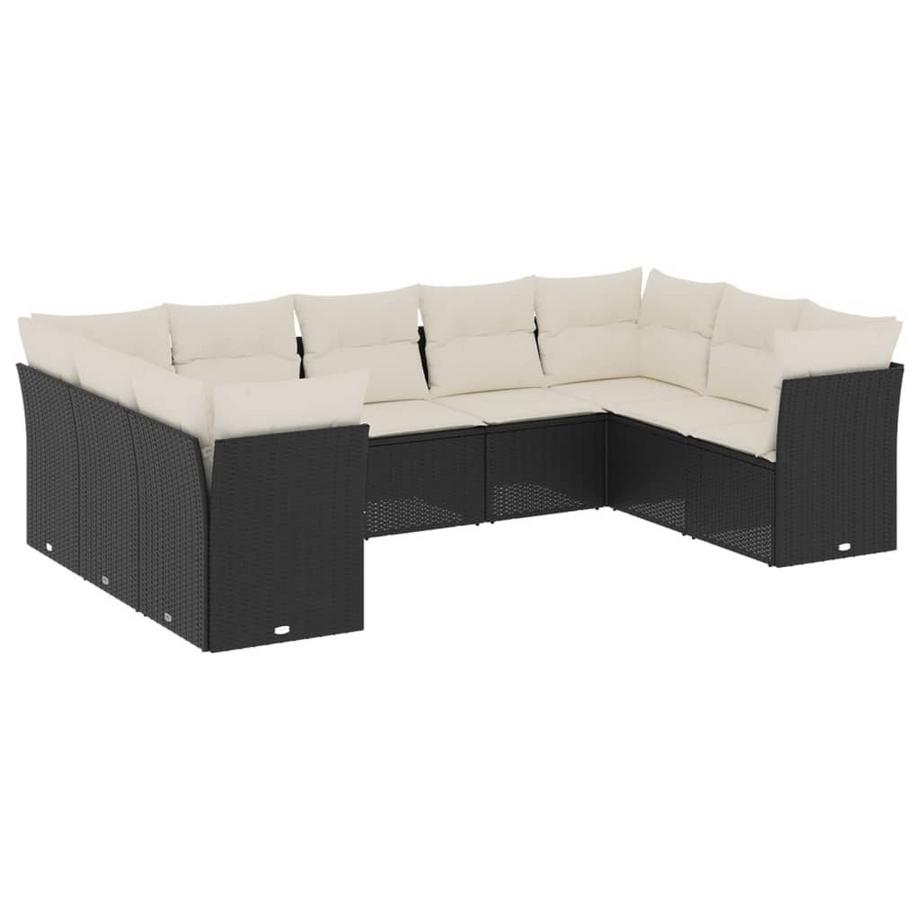 set divano da giardino Polirattan