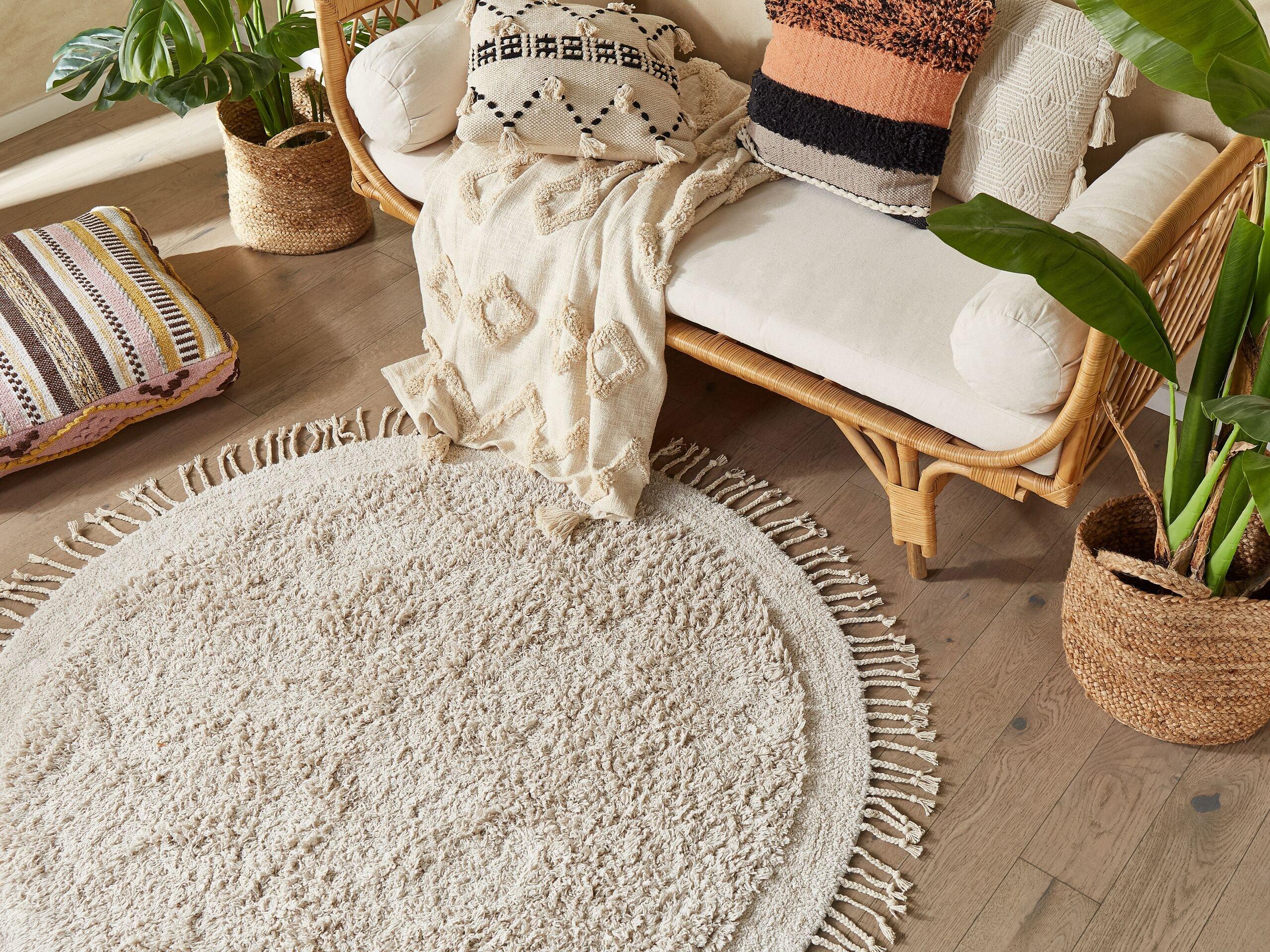 Beliani Tapis en Coton Traditionnel BITLIS  