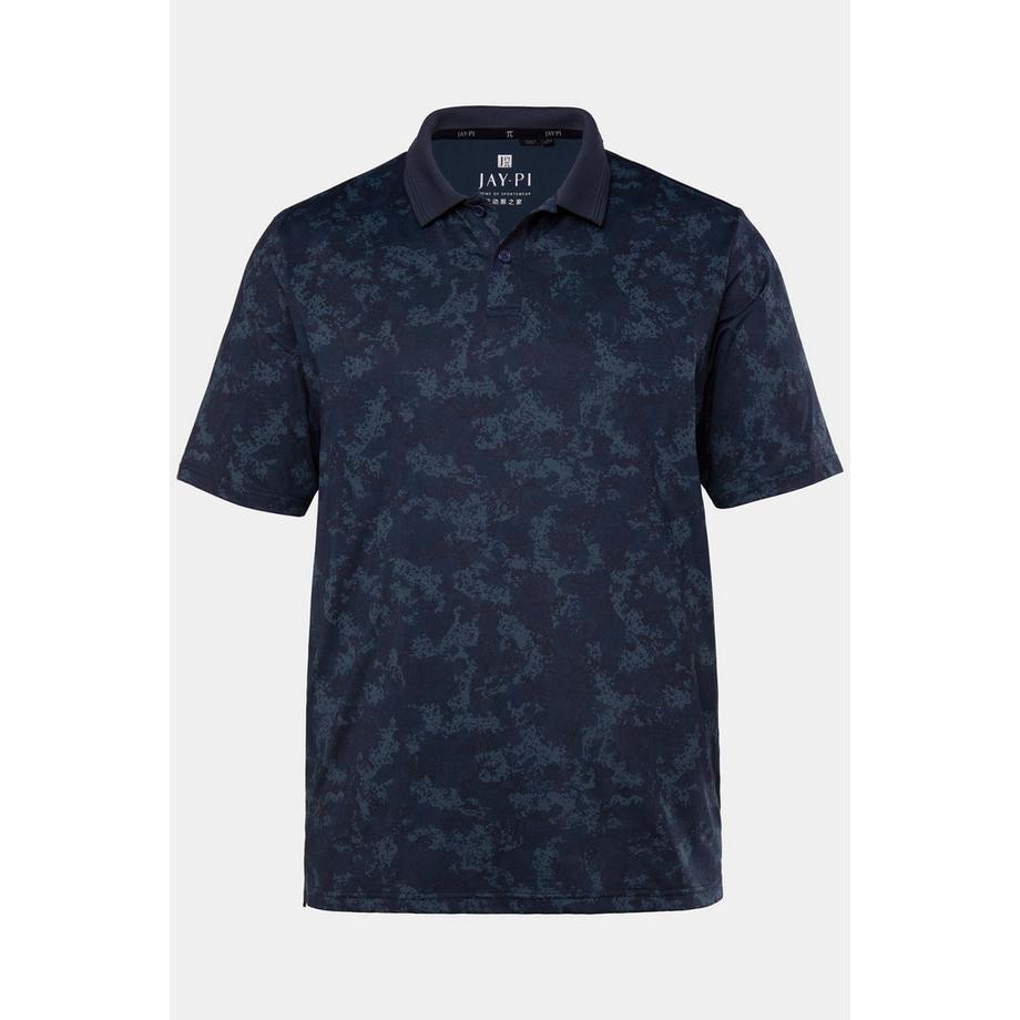 JP1880 Golf Poloshirt Halbarm Alloverprint QuickDry  