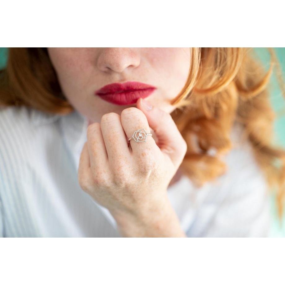 La Garçonne Diamant  Anello in argento e diamanti 