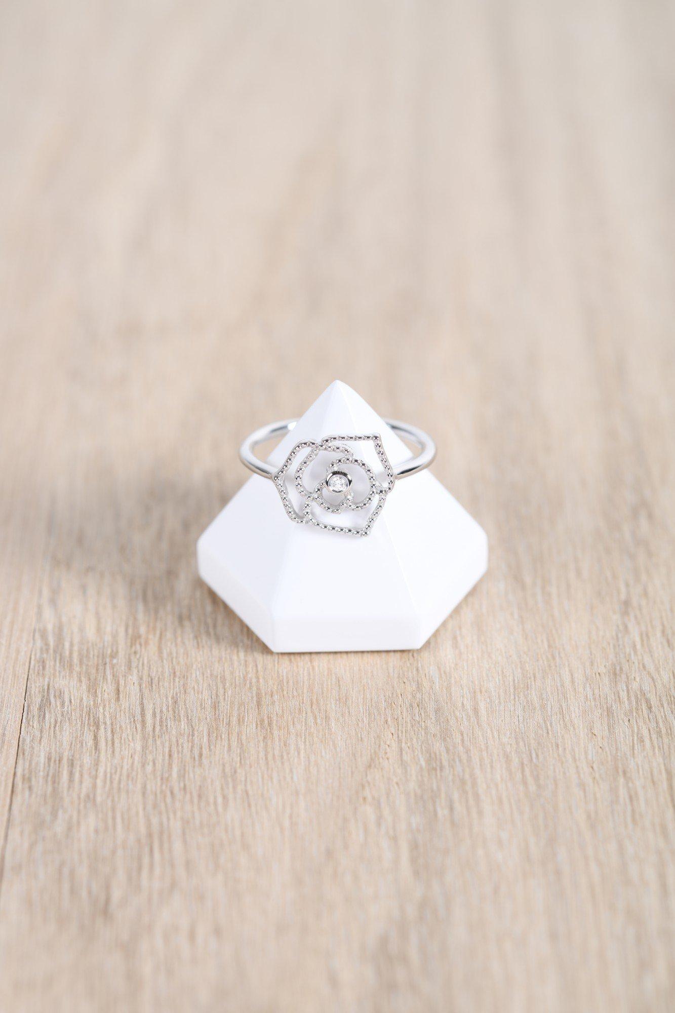 La Garçonne Diamant  Anello in argento e diamanti 