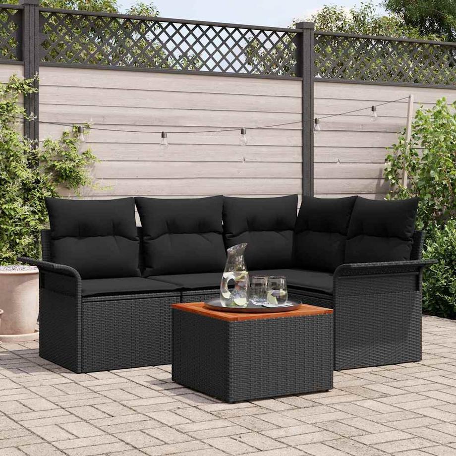 VidaXL Divano da giardino Polyrattan  