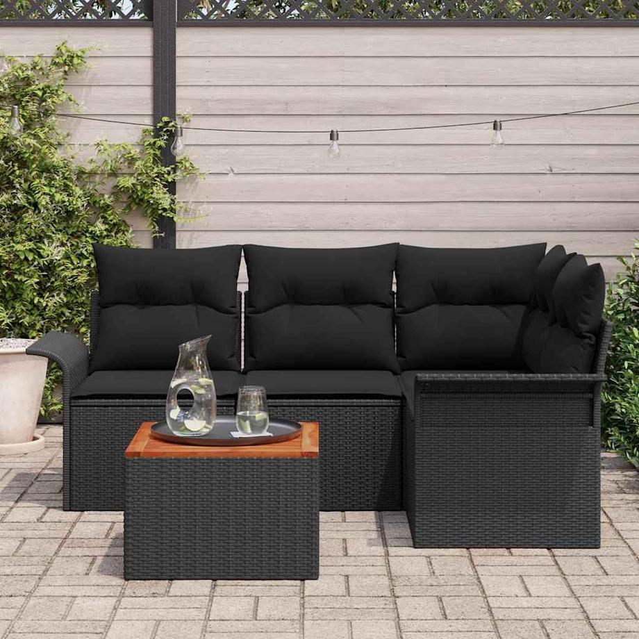 VidaXL Divano da giardino Polyrattan  