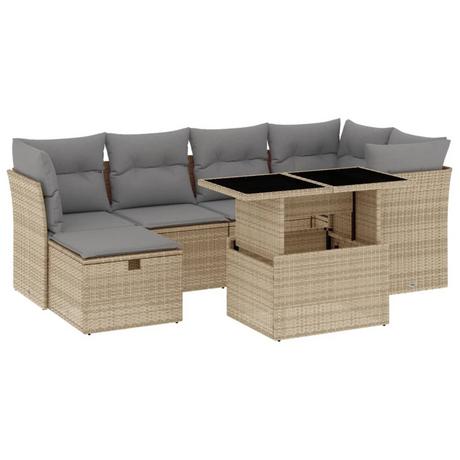 VidaXL Garten sofagarnitur poly-rattan  