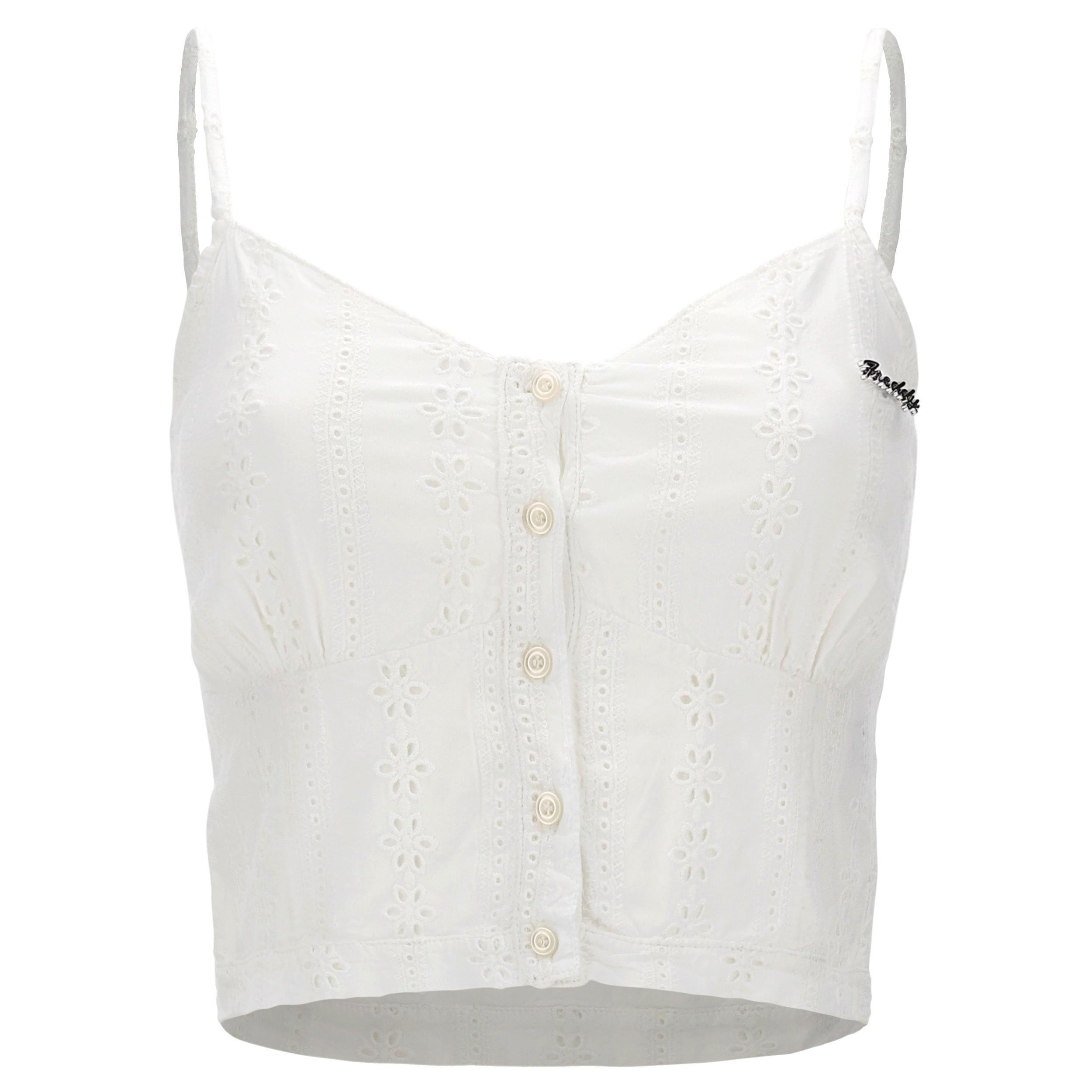 FREDDY Besticktes Knopfleisten Cami Top  