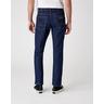 Wrangler Greensboro Jeans Low Stretch, Regular Straight  Blau Denim Dunkel