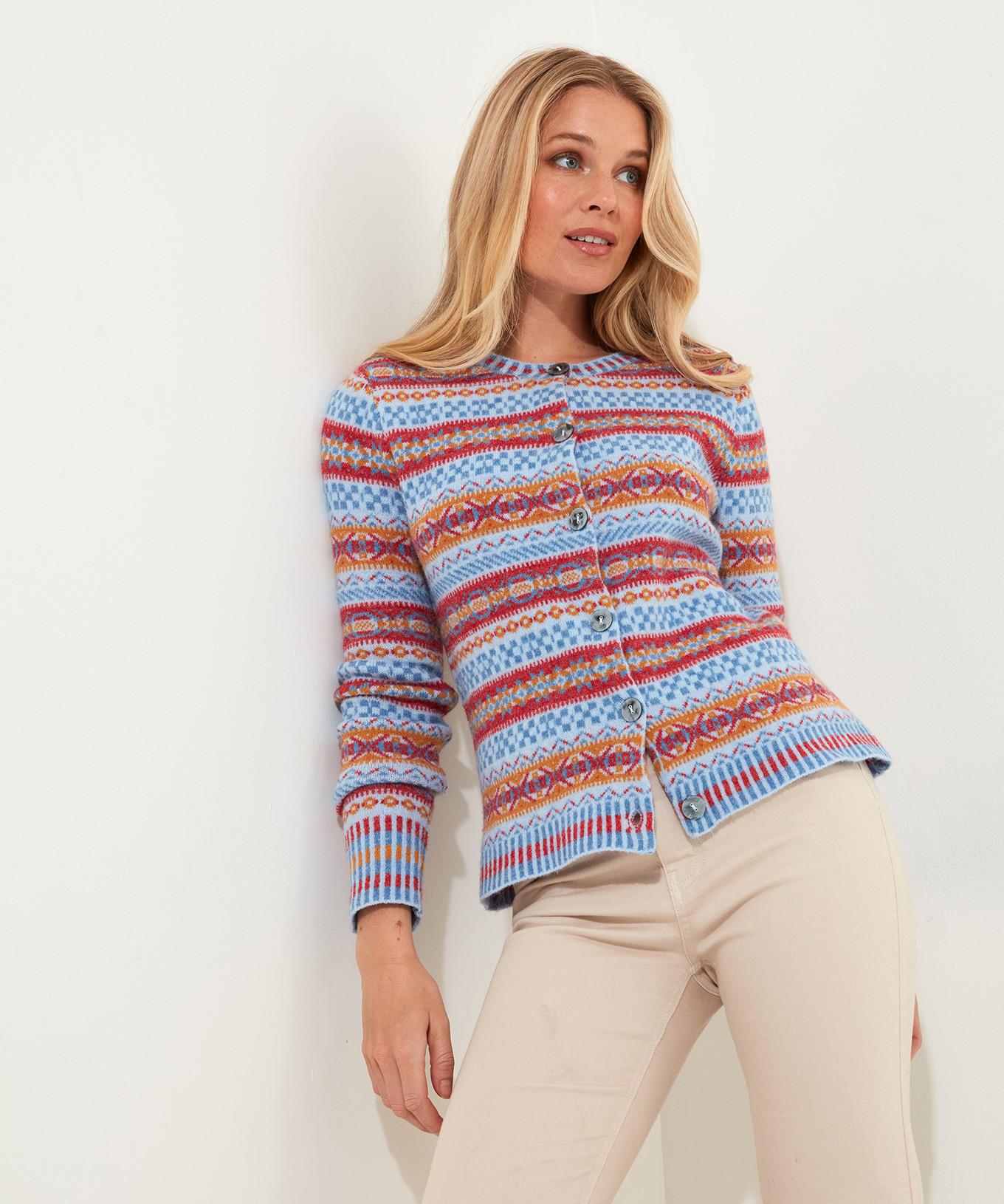 Joe Browns  Gilet Tricot Fair Isle Court 