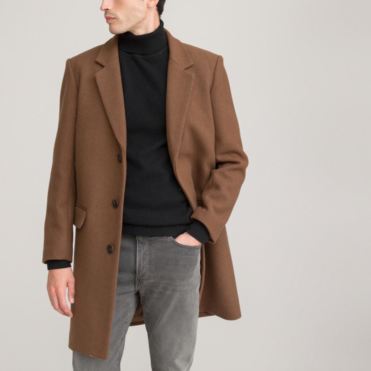 La Redoute Collections  Manteau en laine mélangée 