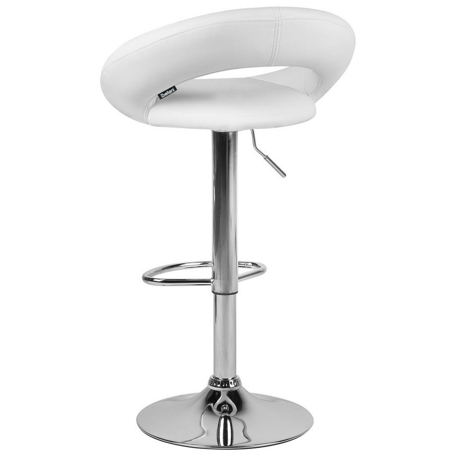 Beliani Set mit 2 Barstühlen aus Kunstleder Retro PEORIA  