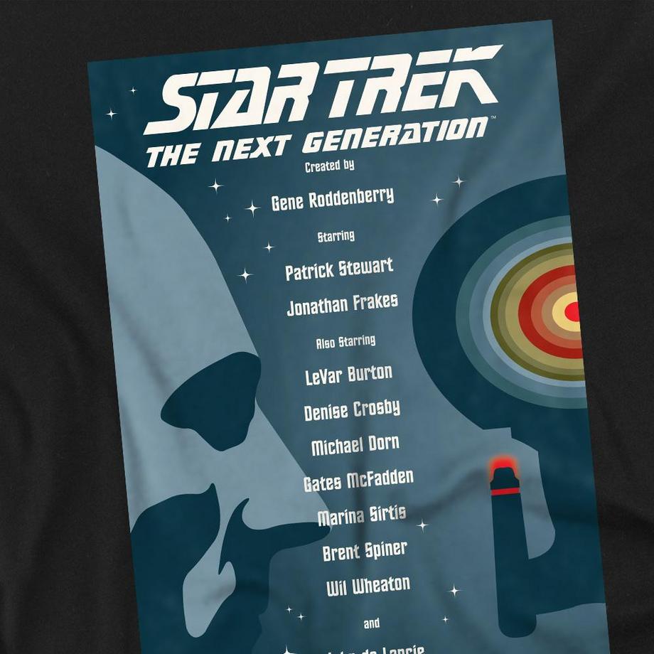 Star Trek Star Trek The Next Generation Saison 1 Épisode 1 T-Shirt Manches Longues  