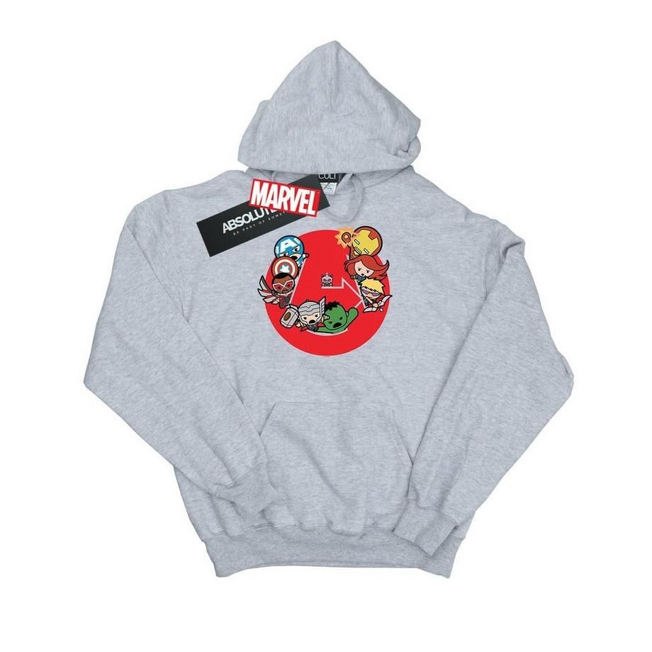 MARVEL Avengers Ready Steady War Felpa con Cappuccio  