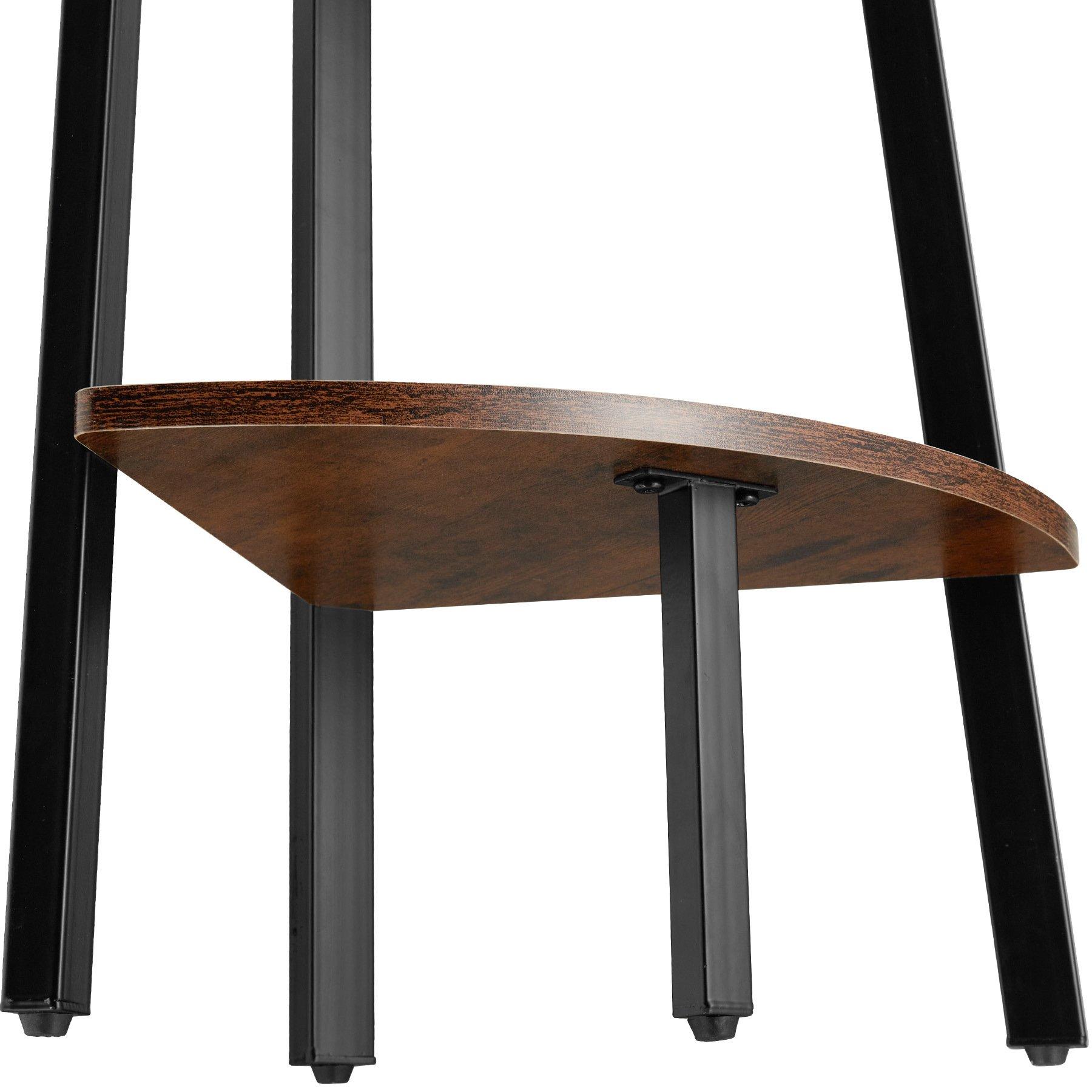 Tectake Eckregal Portland 34x34x158,5cm  