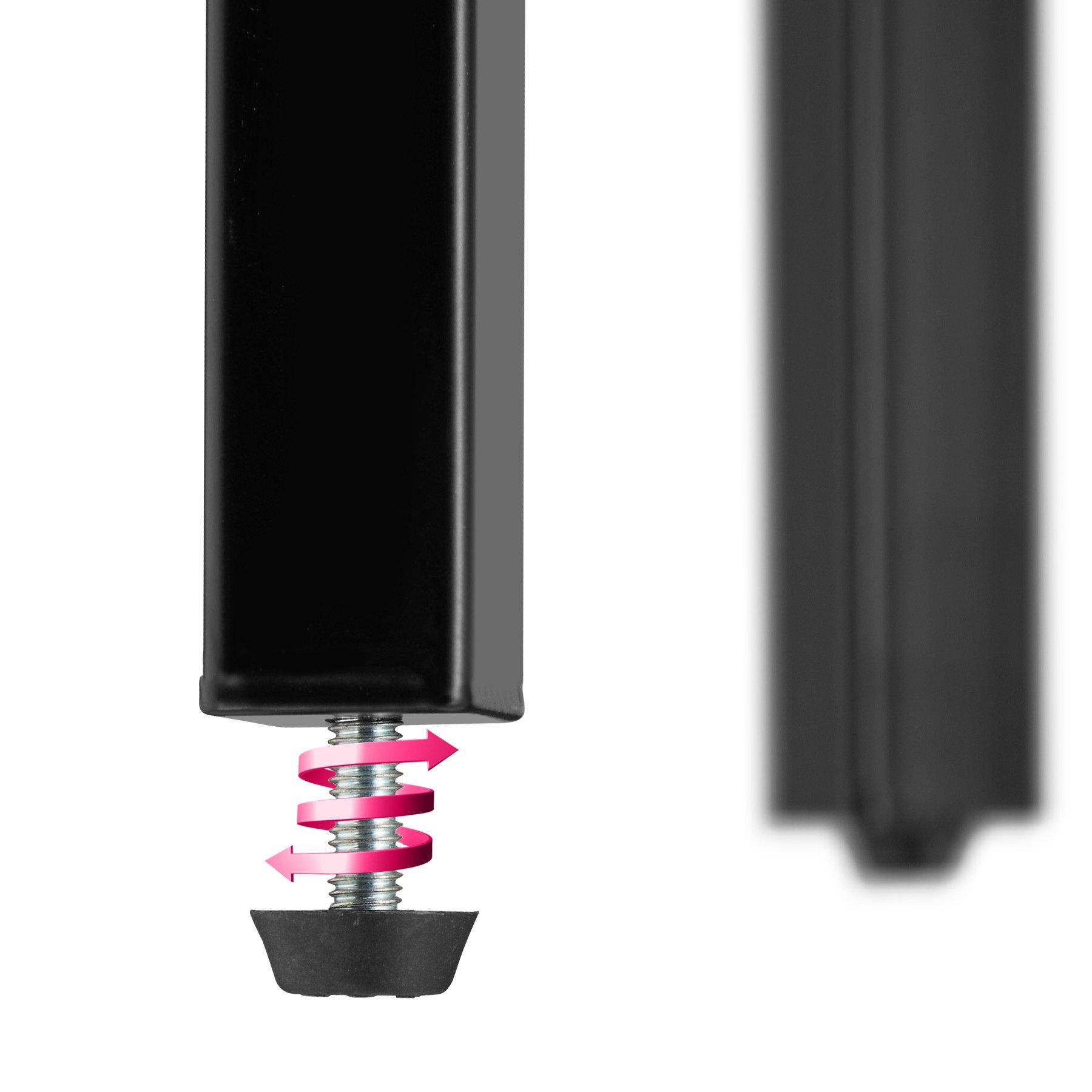 Tectake Eckregal Portland 34x34x158,5cm  