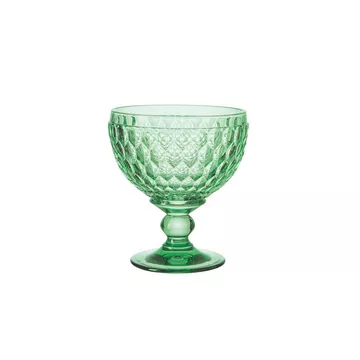 Coupe à champagne/à dessert green Boston coloured