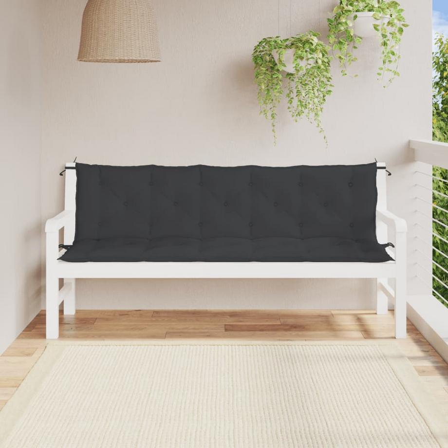 VidaXL Coussin de banc de jardin tissu  