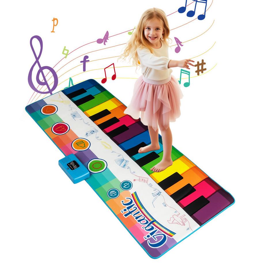 Tapis de piano pour enfants avec 8 instruments