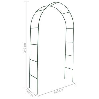 VidaXL  Arche de jardin fer 