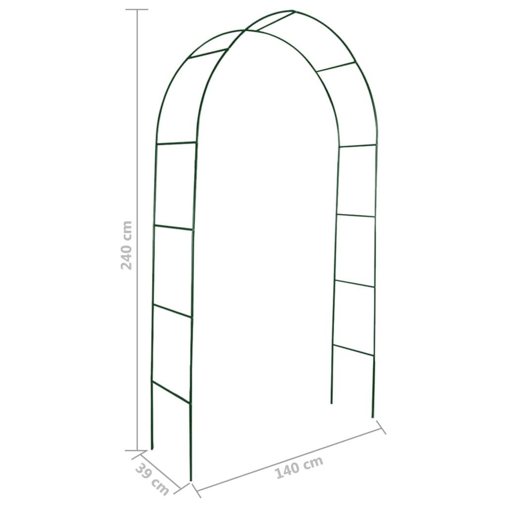 VidaXL  arco da giardino Ferro 