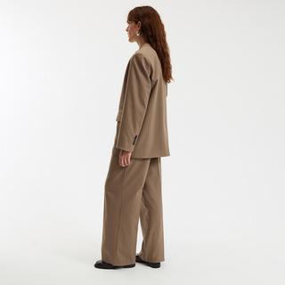 La Redoute Collections Blazer Long Oversize Rayé  