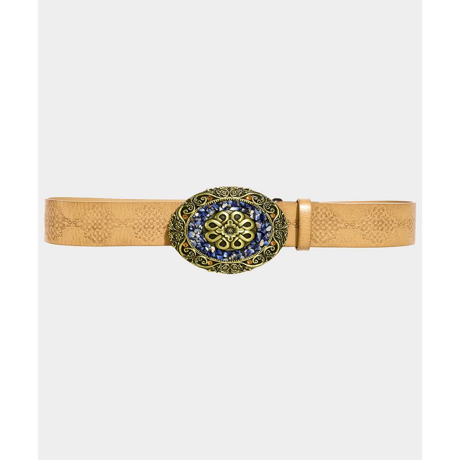 Ceinture Embossée Ornée