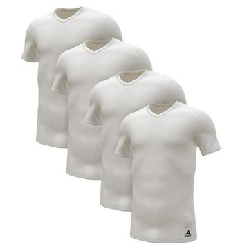 4er Pack Active Flex Cotton 3 Stripes - Unterhemd  Shirt Kurzarm