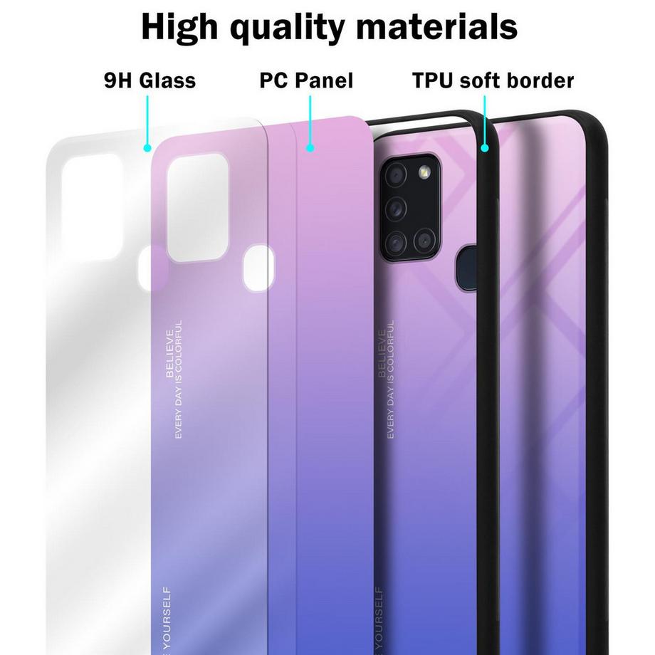Cadorabo  Hülle für Samsung Galaxy A21s Zweifarbig 