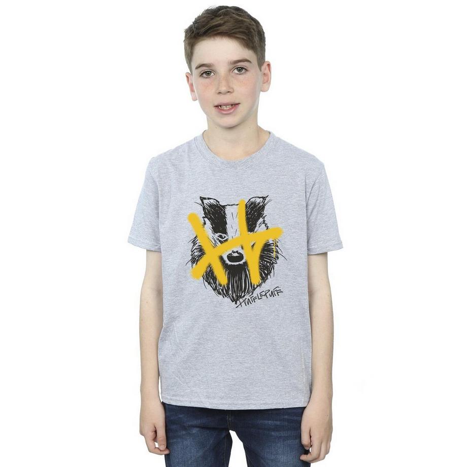 HARRY-POTTER  Tshirt HUFFLEPUFF 