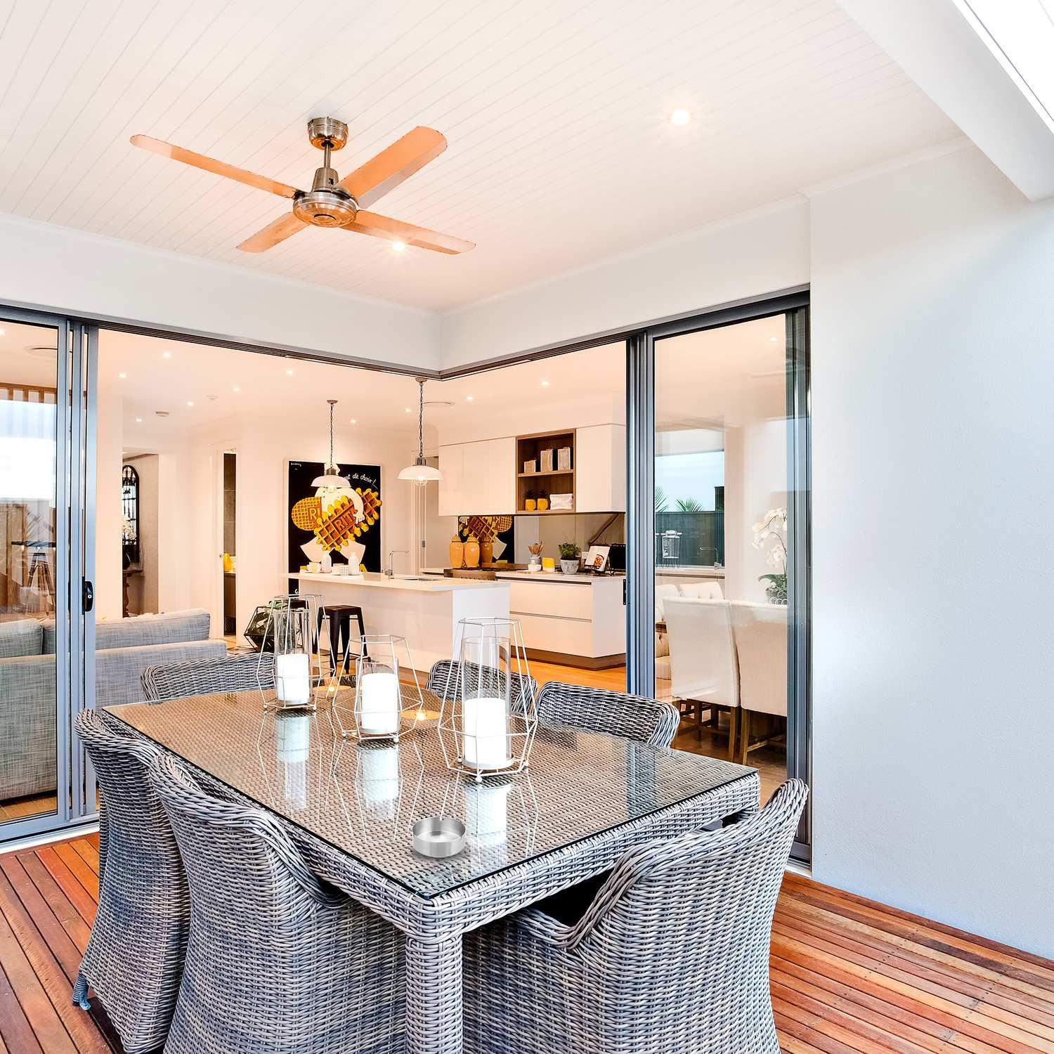 Northio Cendrier en acier inoxydable, lot de 2  