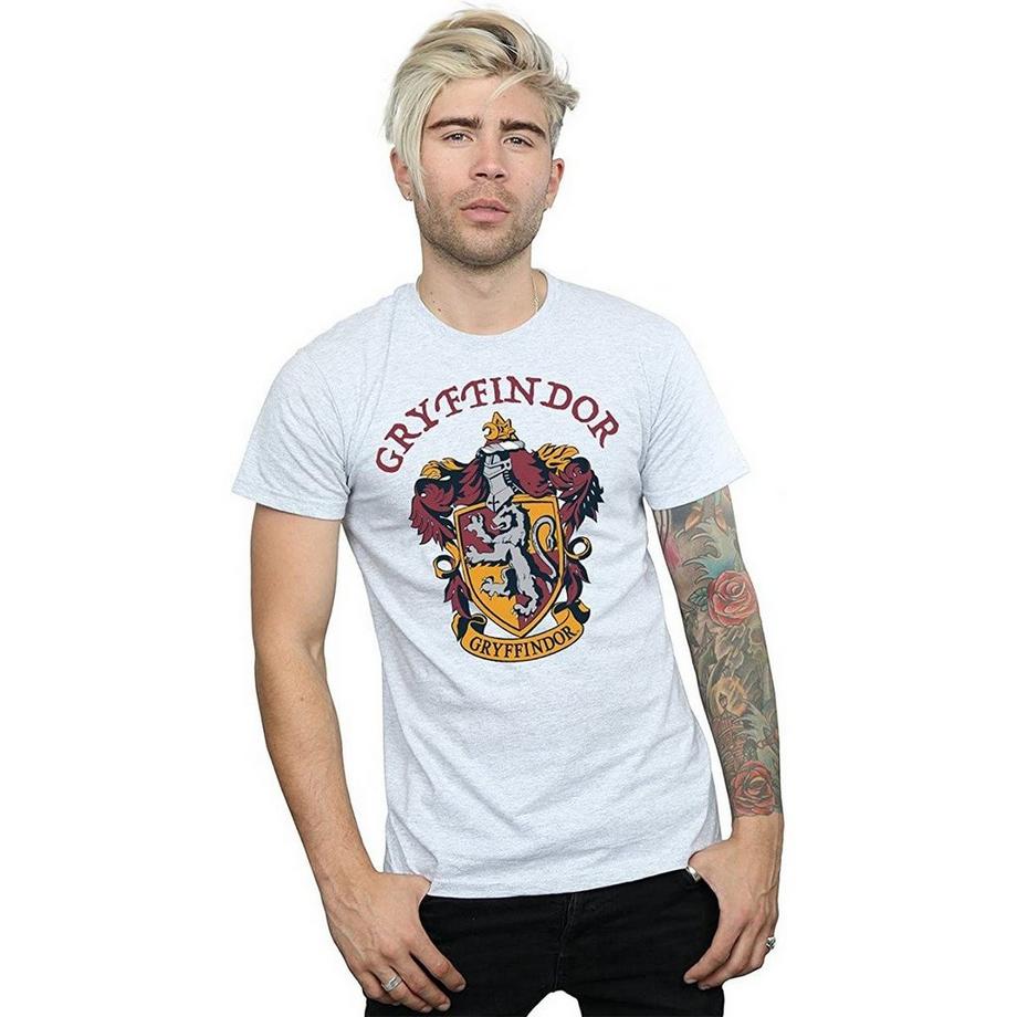 Harry Potter T-Shirt Stemma Grifondoro Maniche Corte  