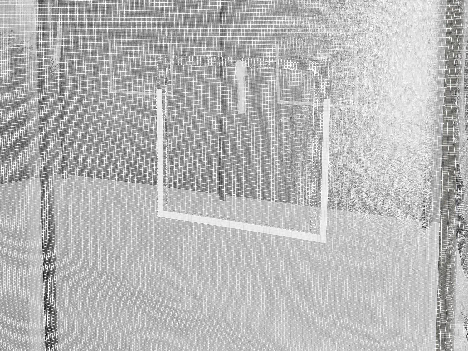 Vente-unique Ersatzabdeckung für Tunnelgewächshaus mit Tür ALOCASIA - 18 m² - L600 x B300 x H200 cm  